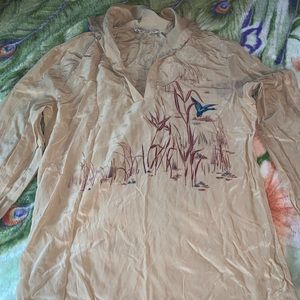 VERY RARE VINTAGE Gucci Silk shirt from the 70's